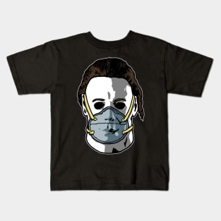 Halloween Horror Mask Slasher Kids T-Shirt
